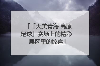 「大美青海 高原足球」赛场上的精彩 展区里的惊喜