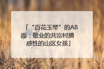 “百花玉琴”的AB面：敬业的共富村播 感性的山区女孩