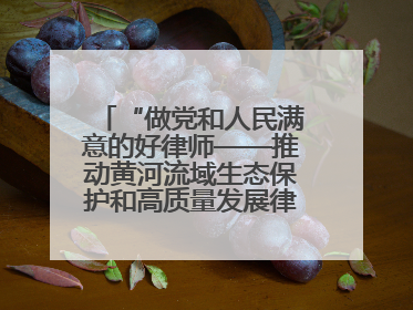 “做党和人民满意的好律师——推动黄河流域生态保护和高质量发展律师行（德州站）”活动成功举办