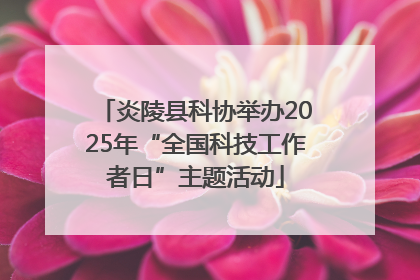 炎陵县科协举办2025年“全国科技工作者日”主题活动