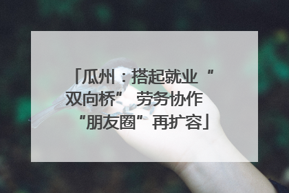 瓜州：搭起就业“双向桥” 劳务协作“朋友圈”再扩容