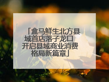 盒马鲜生北方县域首店落子龙口 开启县域商业消费格局新篇章