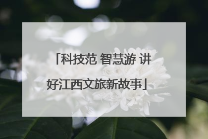 科技范 智慧游 讲好江西文旅新故事