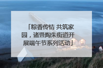 粽香传情 共筑家园，诸暨陶朱街道开展端午节系列活动