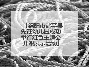 绵阳市盐亭县先锋幼儿园成功举行红色主题公开课展示活动