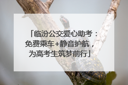 临汾公交爱心助考：免费乘车+静音护航，为高考生筑梦前行