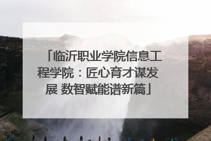 临沂职业学院信息工程学院：匠心育才谋发展 数智赋能谱新篇