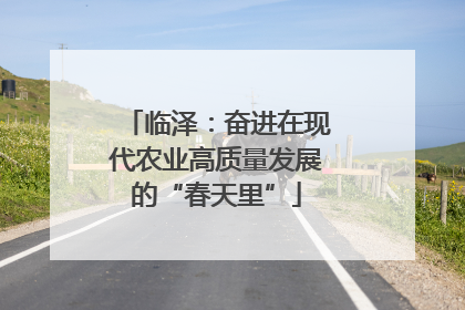 临泽：奋进在现代农业高质量发展的“春天里”