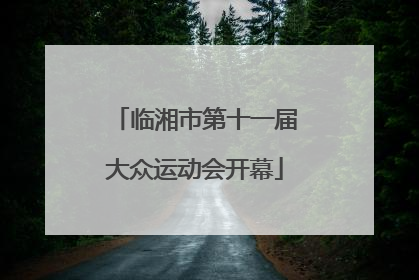 临湘市第十一届大众运动会开幕