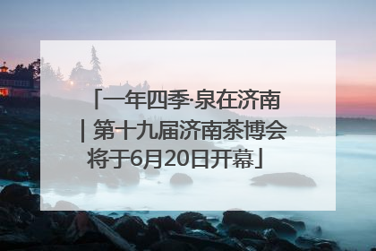 一年四季·泉在济南｜第十九届济南茶博会将于6月20日开幕