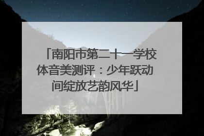 南阳市第二十一学校体音美测评：少年跃动间绽放艺韵风华