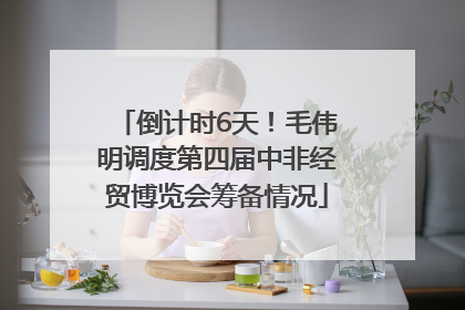 倒计时6天！毛伟明调度第四届中非经贸博览会筹备情况