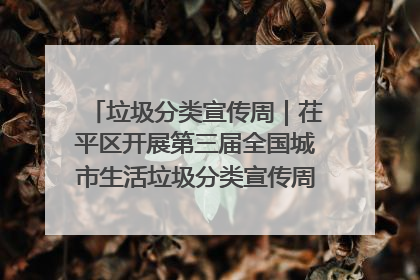 垃圾分类宣传周｜茌平区开展第三届全国城市生活垃圾分类宣传周系列活动之垃圾分类基层专题培训活动