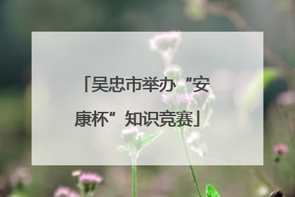 吴忠市举办“安康杯”知识竞赛