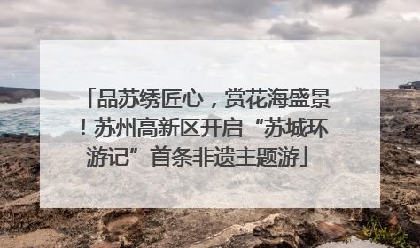 品苏绣匠心，赏花海盛景！苏州高新区开启“苏城环游记”首条非遗主题游