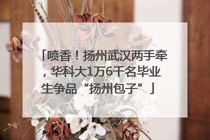 喷香！扬州武汉两手牵，华科大1万6千名毕业生争品“扬州包子”