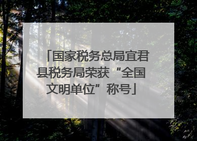 国家税务总局宜君县税务局荣获“全国文明单位”称号