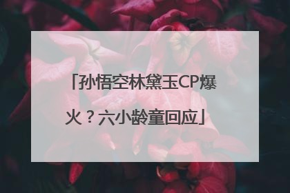 孙悟空林黛玉CP爆火？六小龄童回应