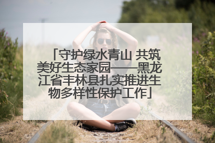 守护绿水青山 共筑美好生态家园——黑龙江省丰林县扎实推进生物多样性保护工作