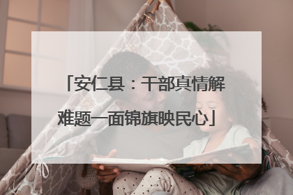 安仁县：干部真情解难题一面锦旗映民心