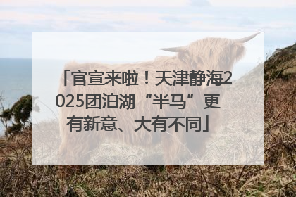 官宣来啦！天津静海2025团泊湖“半马”更有新意、大有不同