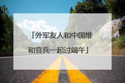 外军友人和中国维和官兵一起过端午