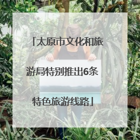 太原市文化和旅游局特别推出6条特色旅游线路