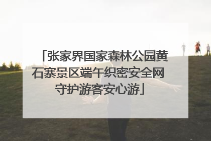 张家界国家森林公园黄石寨景区端午织密安全网 守护游客安心游