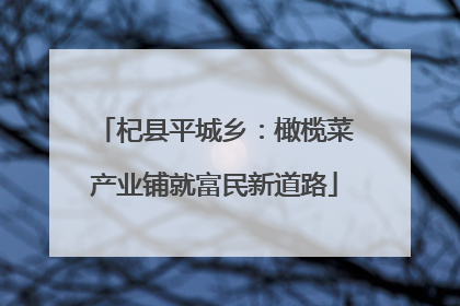 杞县平城乡：橄榄菜产业铺就富民新道路