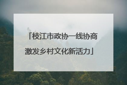枝江市政协一线协商激发乡村文化新活力