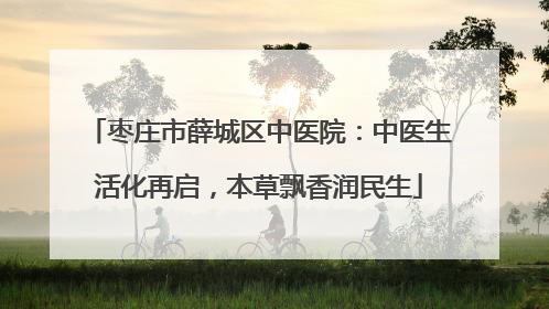 枣庄市薛城区中医院：中医生活化再启，本草飘香润民生