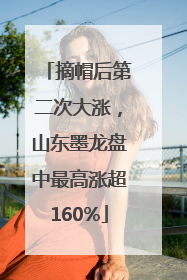 摘帽后第二次大涨，山东墨龙盘中最高涨超160%