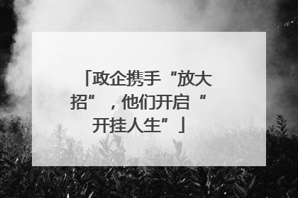 政企携手“放大招”，他们开启“开挂人生”