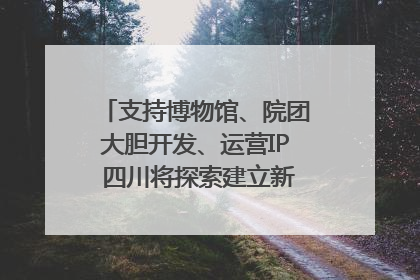 支持博物馆、院团大胆开发、运营IP 四川将探索建立新的收入分配激励机制｜新闻发布最前线