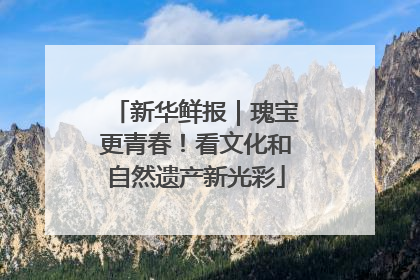 新华鲜报｜瑰宝更青春！看文化和自然遗产新光彩