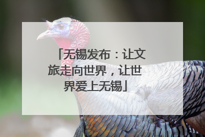 无锡发布：让文旅走向世界，让世界爱上无锡