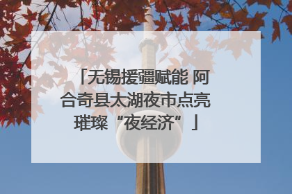 无锡援疆赋能 阿合奇县太湖夜市点亮璀璨“夜经济”
