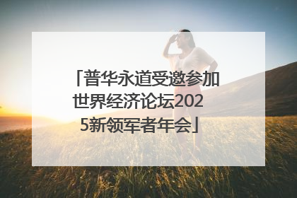 普华永道受邀参加世界经济论坛2025新领军者年会
