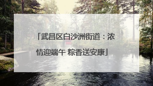 武昌区白沙洲街道：浓情迎端午 粽香送安康