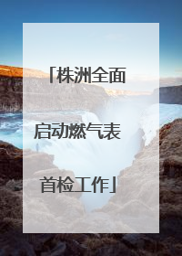 株洲全面启动燃气表首检工作