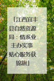 江西宜丰县自然资源局：情系业主办实事 贴心服务获锦旗