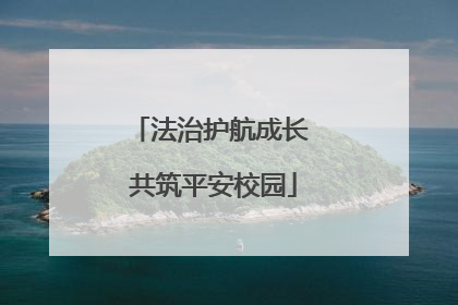 法治护航成长 共筑平安校园