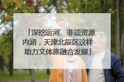 深挖运河、非遗资源内涵，天津北辰区这样助力文体旅融合发展
