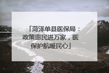 菏泽单县医保局：政策惠民进万家，医保护航暖民心