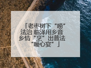老枣树下“唠”法治 临泽用乡音乡情“烹”出普法“暖心宴”