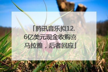 腾讯音乐拟12.6亿美元现金收购喜马拉雅，后者回应