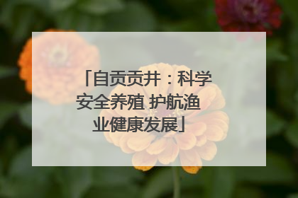 自贡贡井：科学安全养殖 护航渔业健康发展
