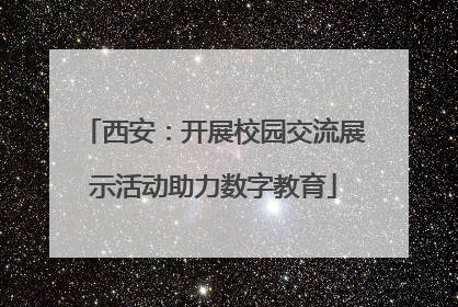 西安：开展校园交流展示活动助力数字教育