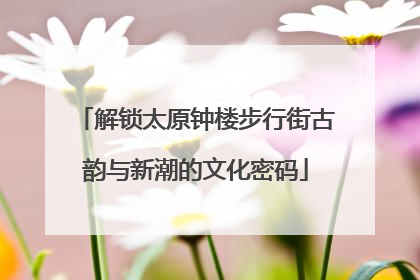解锁太原钟楼步行街古韵与新潮的文化密码