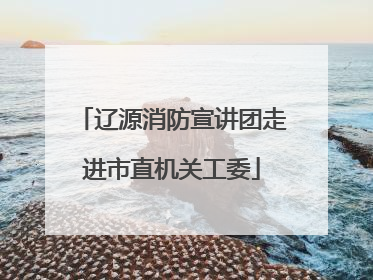辽源消防宣讲团走进市直机关工委